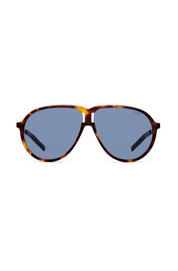 Okulary Słoneczne HUGO Vintage Inspired Brązowe Męskie (Pl82884)